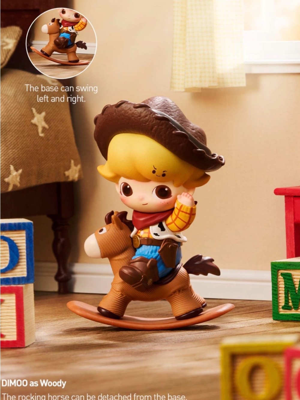 Pop Mart Dimoo X Pixar Woody Figure